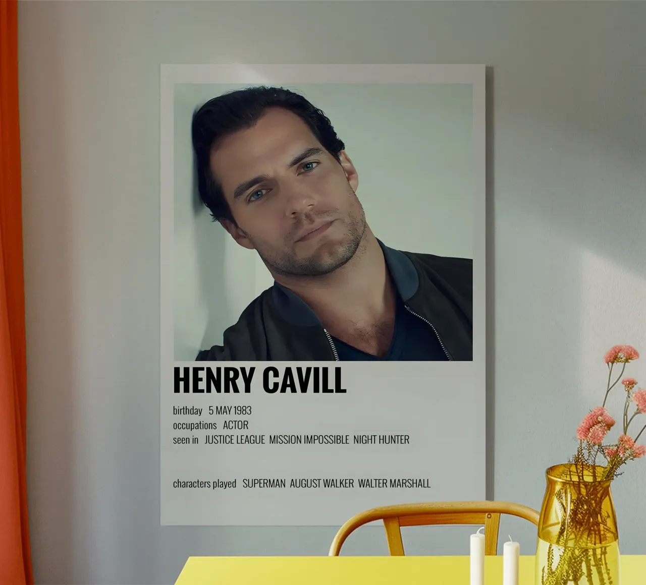 HENRY CAVILL plexiglass da MVFminimalist