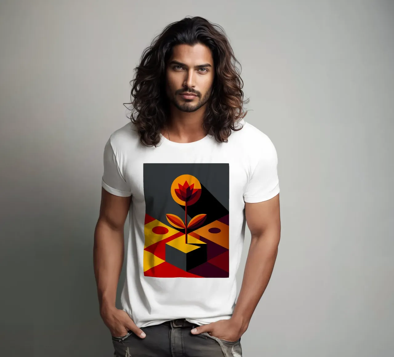fiore vettoriale t-shirt da zaidza