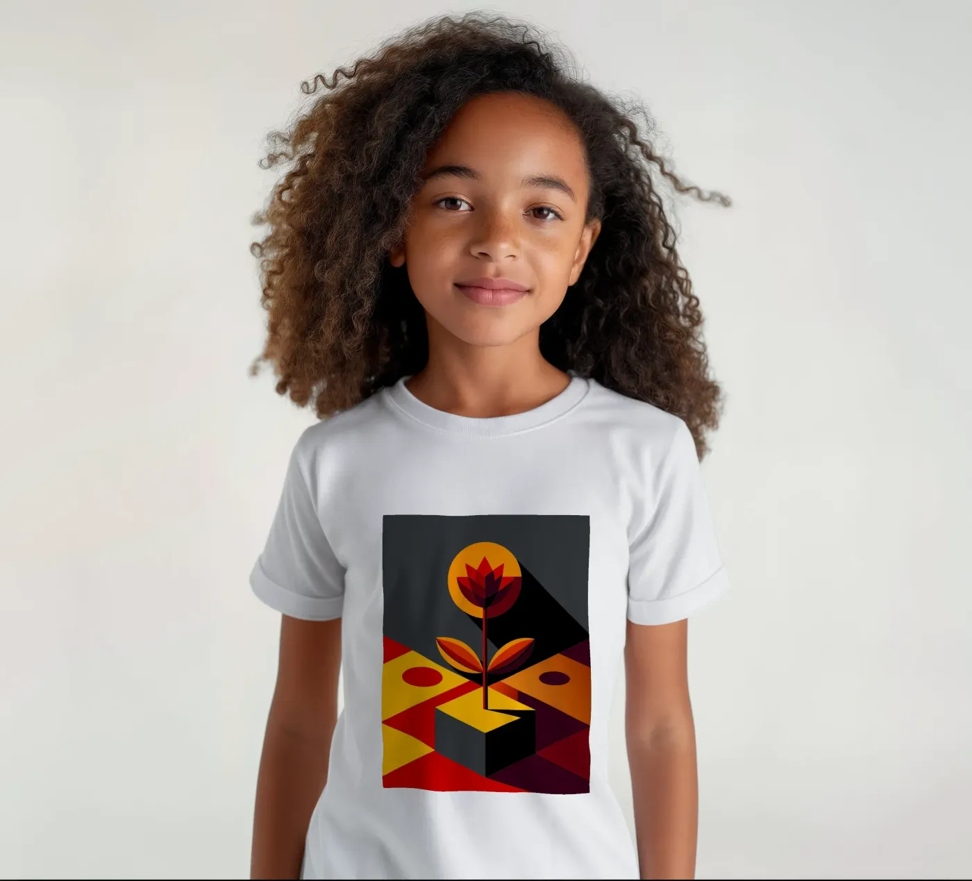 flower vector kids t-shirt by zaidza