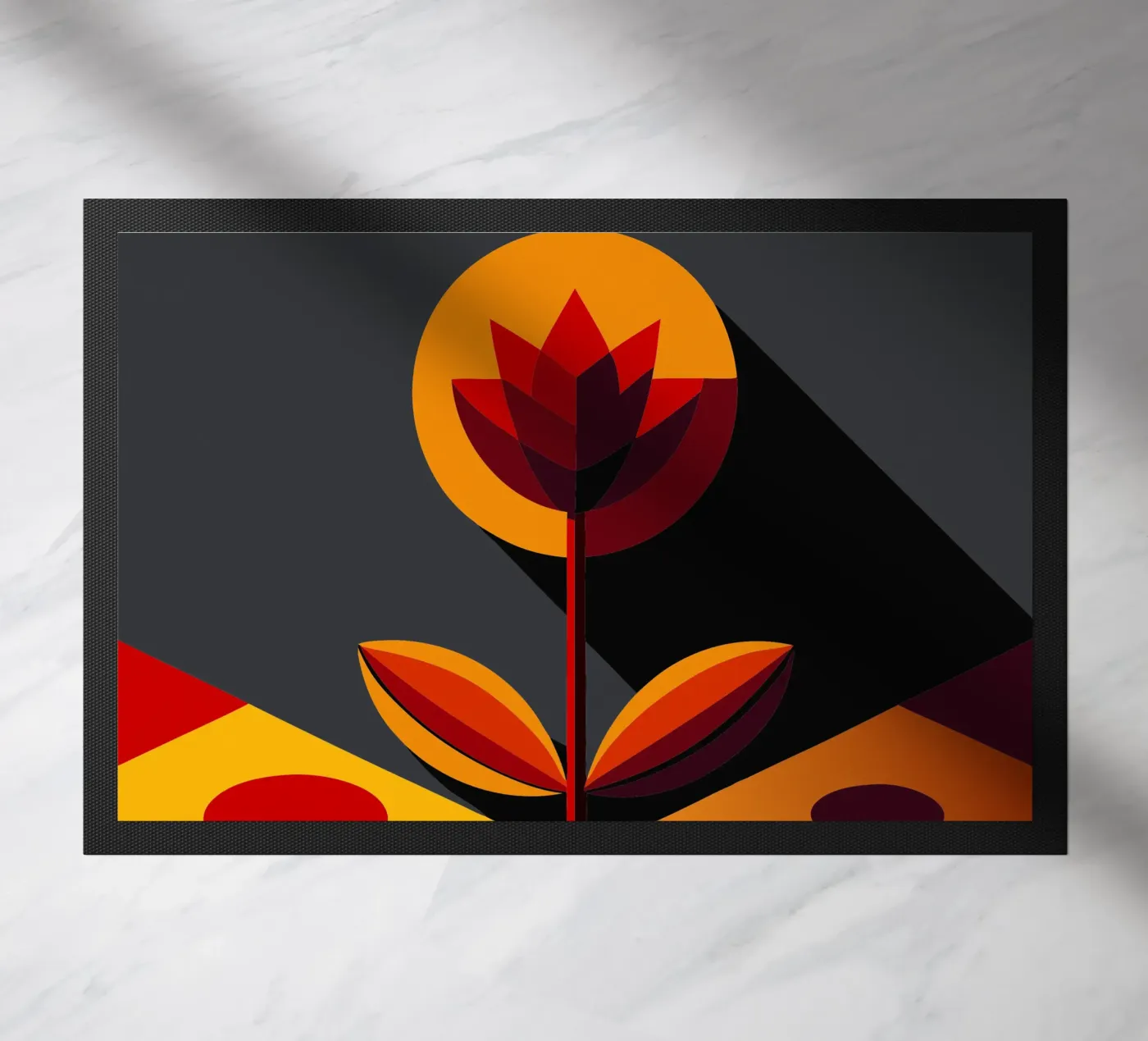 flower vector Fußmatte von zaidza