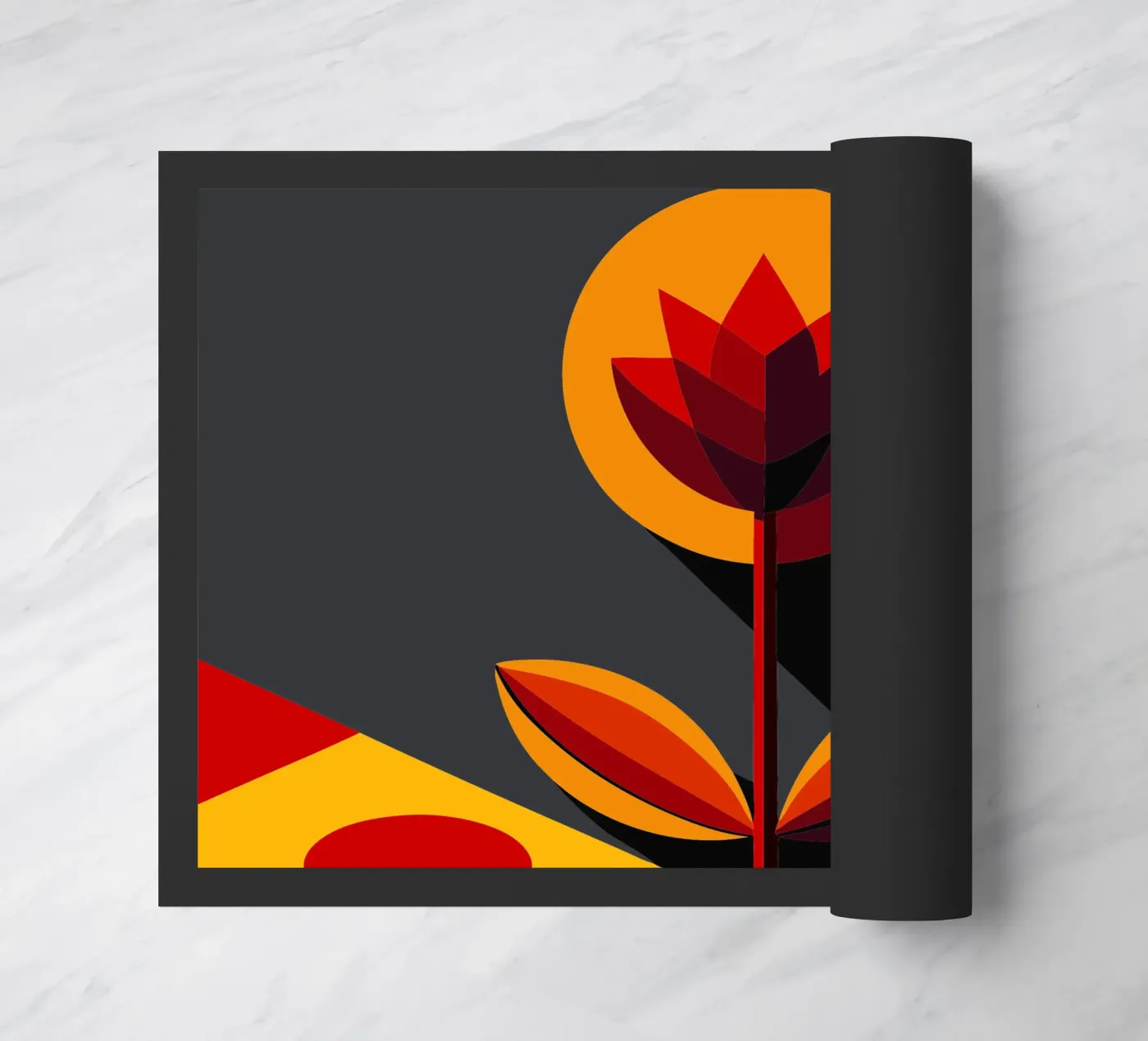 flower vector Fußmatte von zaidza