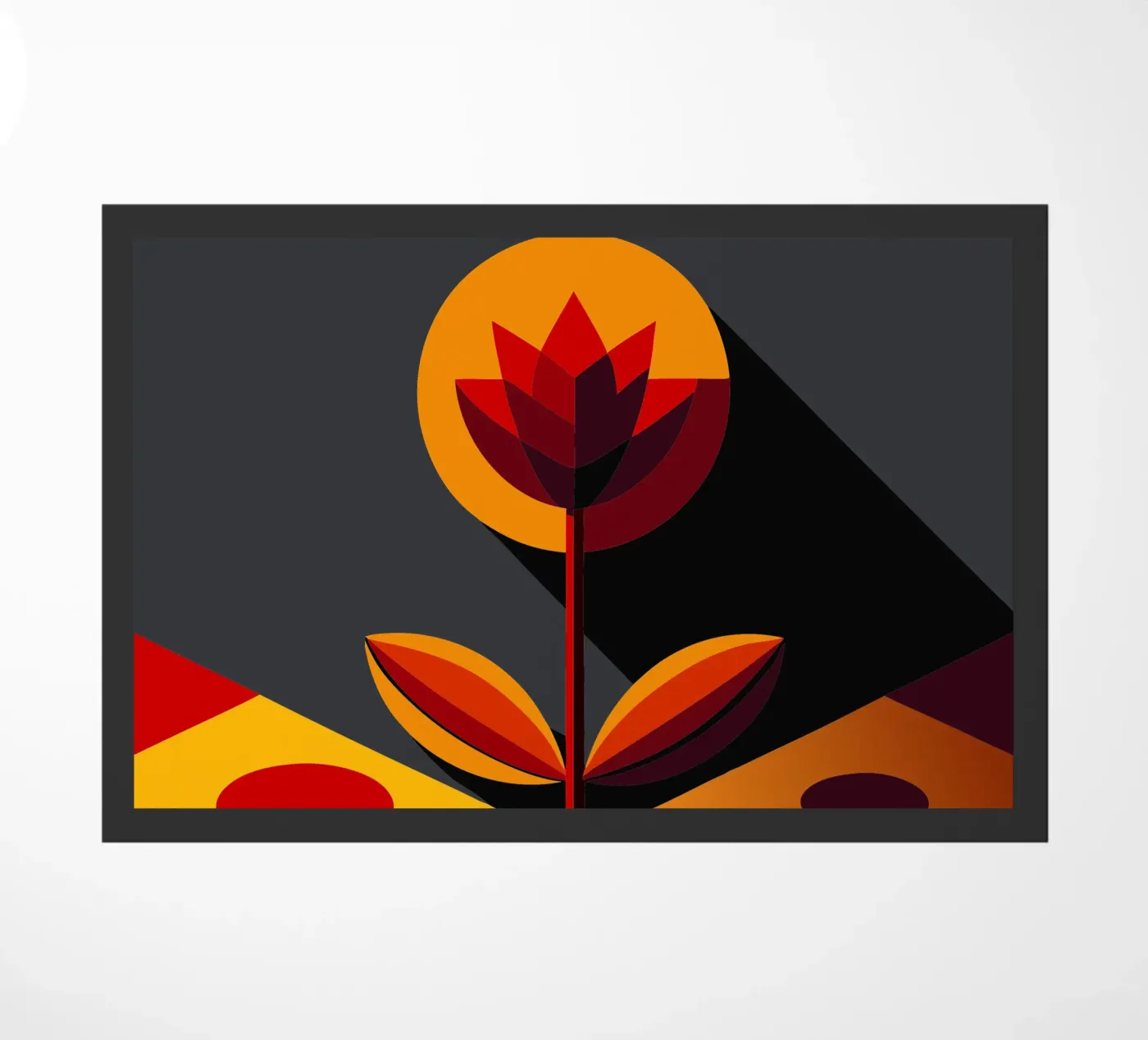 flower vector Fußmatte von zaidza