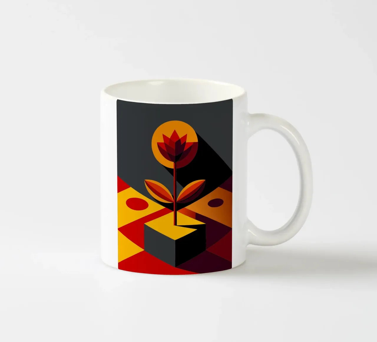 fiore vettoriale tazza in ceramica da zaidza