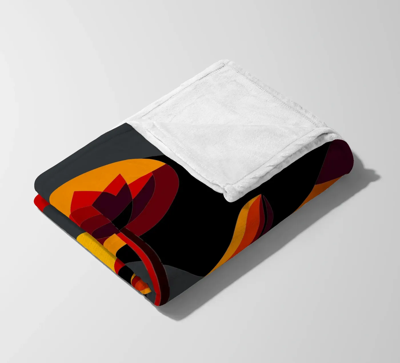 flower vector fleece blanket by zaidza