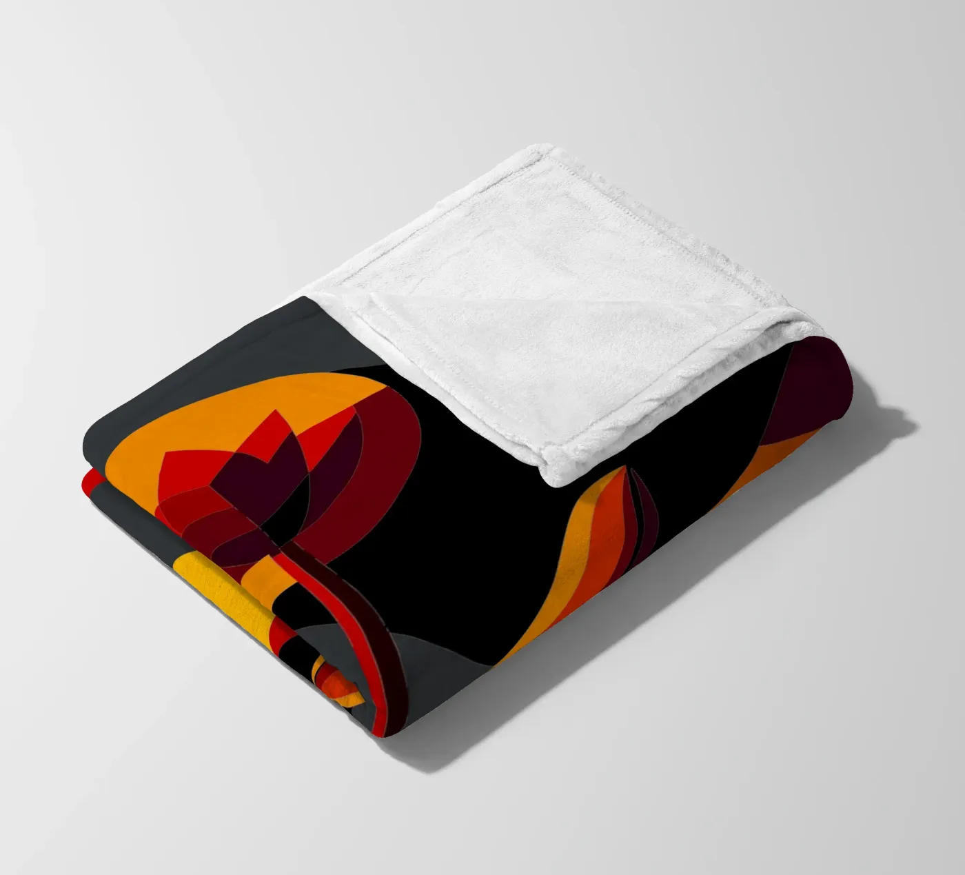 flower vector fleece blanket by zaidza