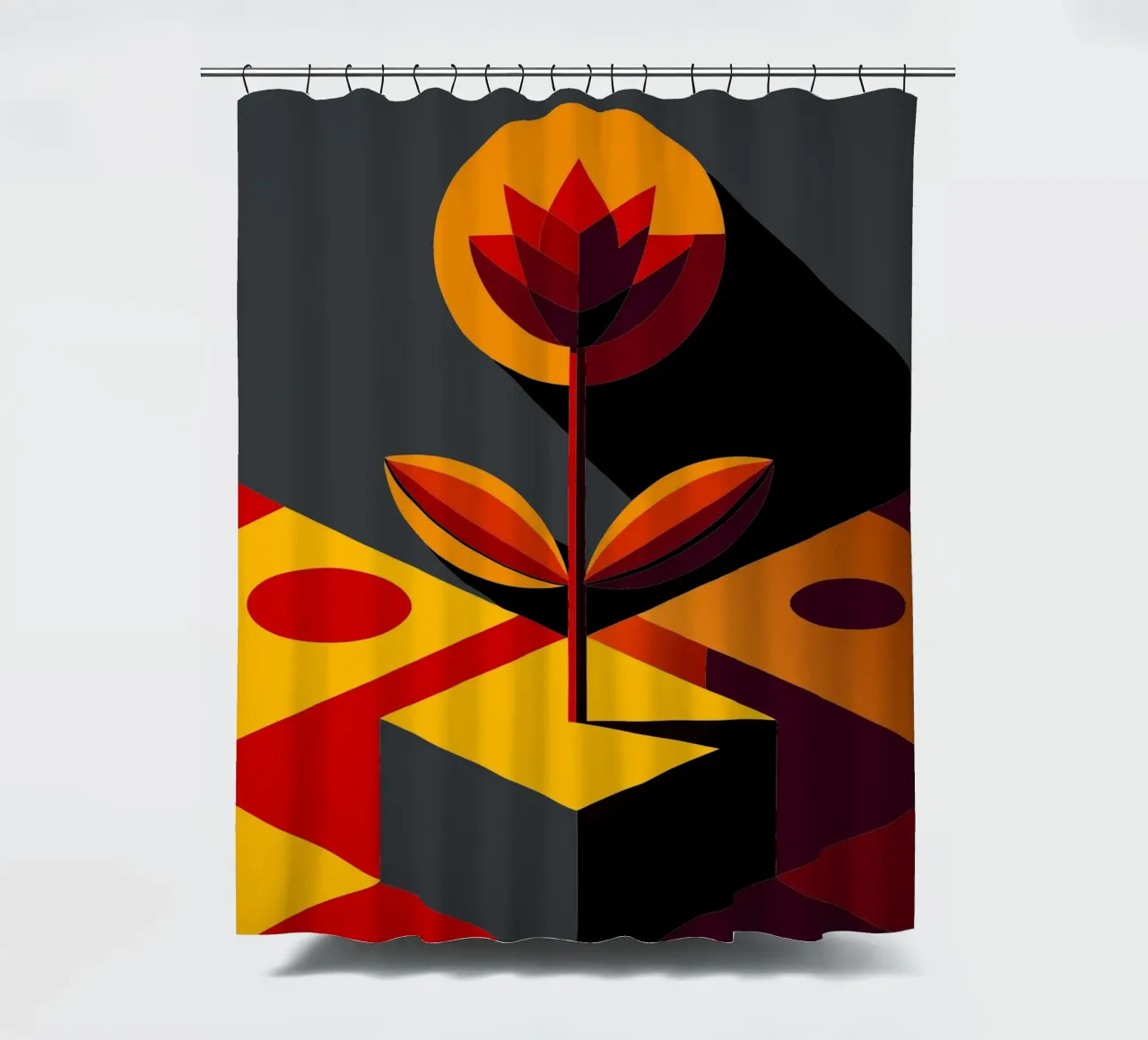 bloemen vector douchegordijn van zaidza