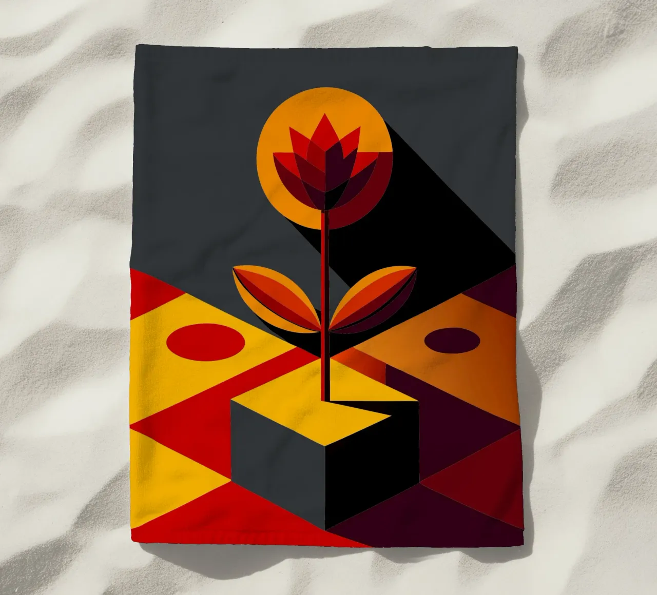 fiore vettoriale telo mare da zaidza