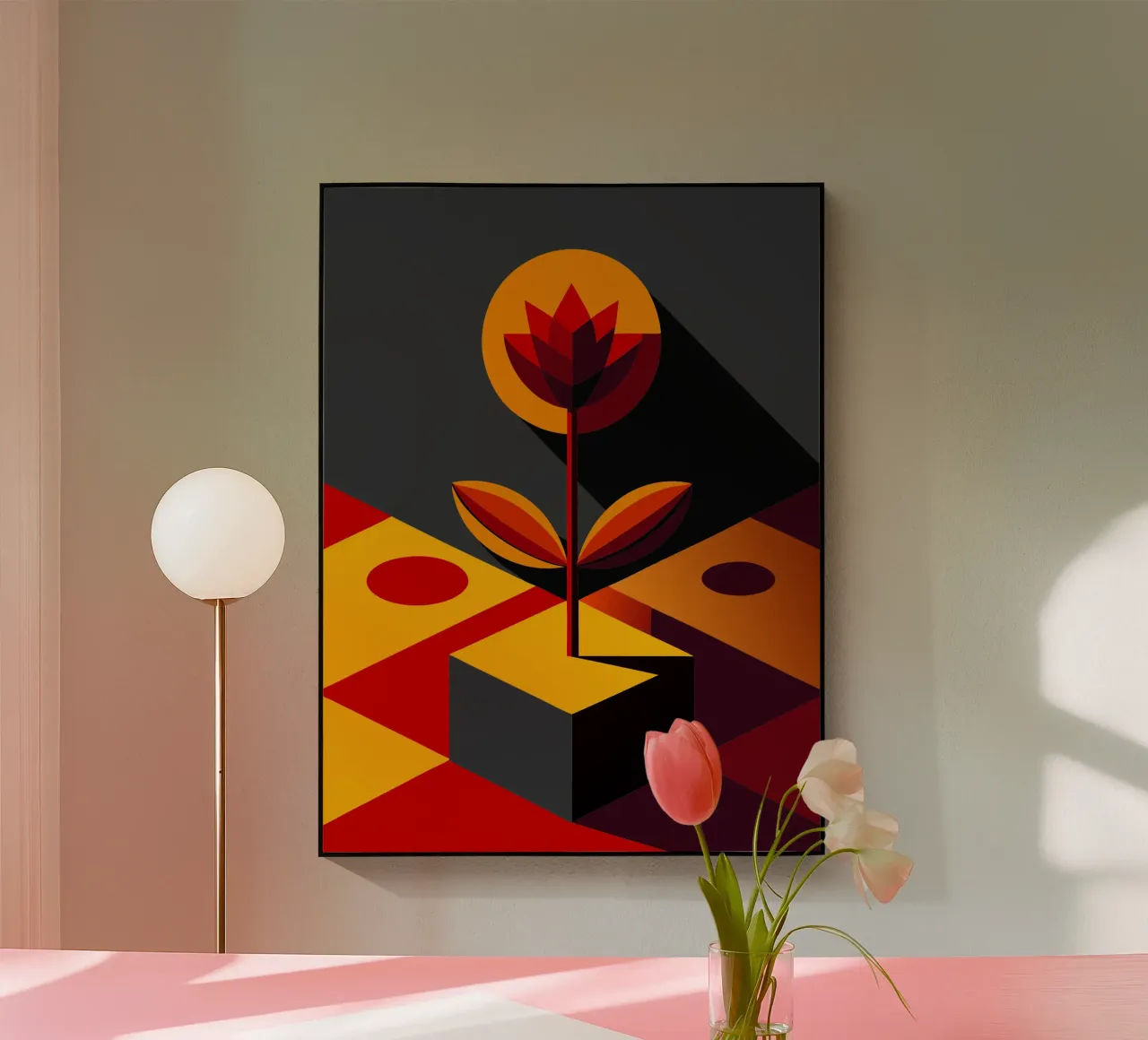 flower vector acryl van zaidza