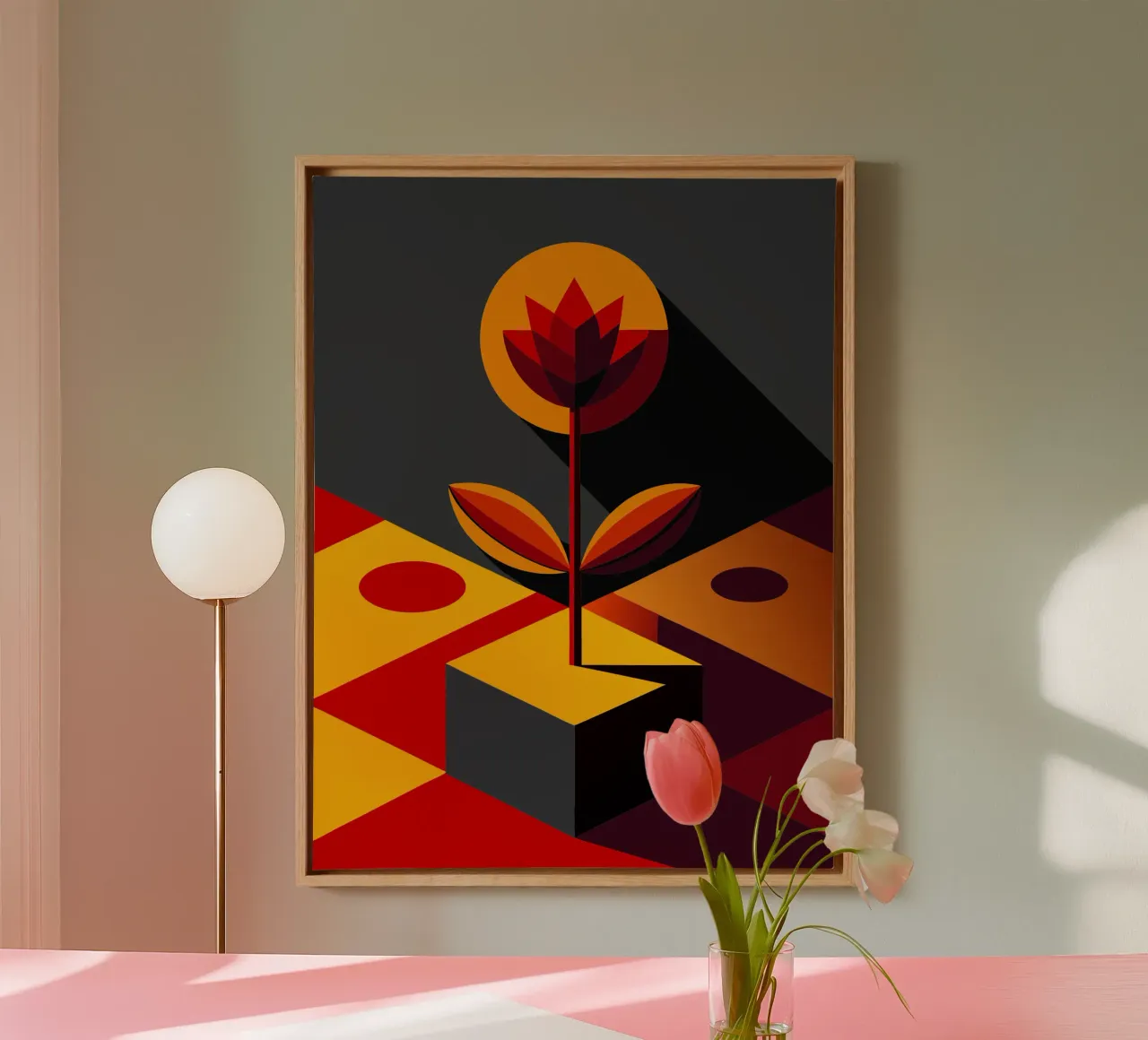 bloemen vector canvas van zaidza