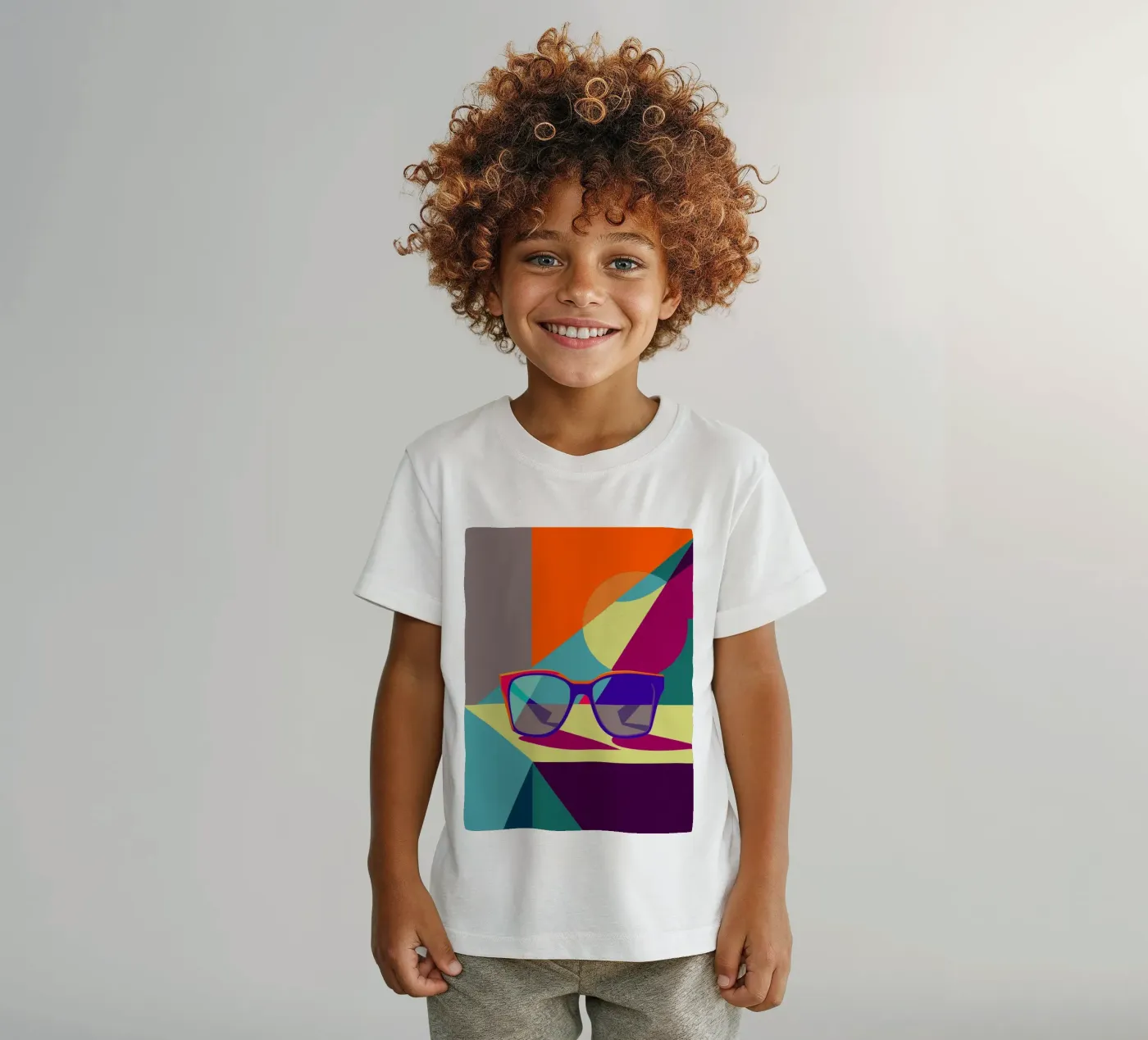 glasses vector kinder t-shirt van zaidza