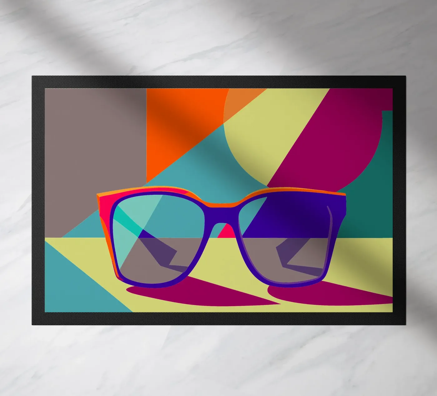 glasses vector doormat by zaidza