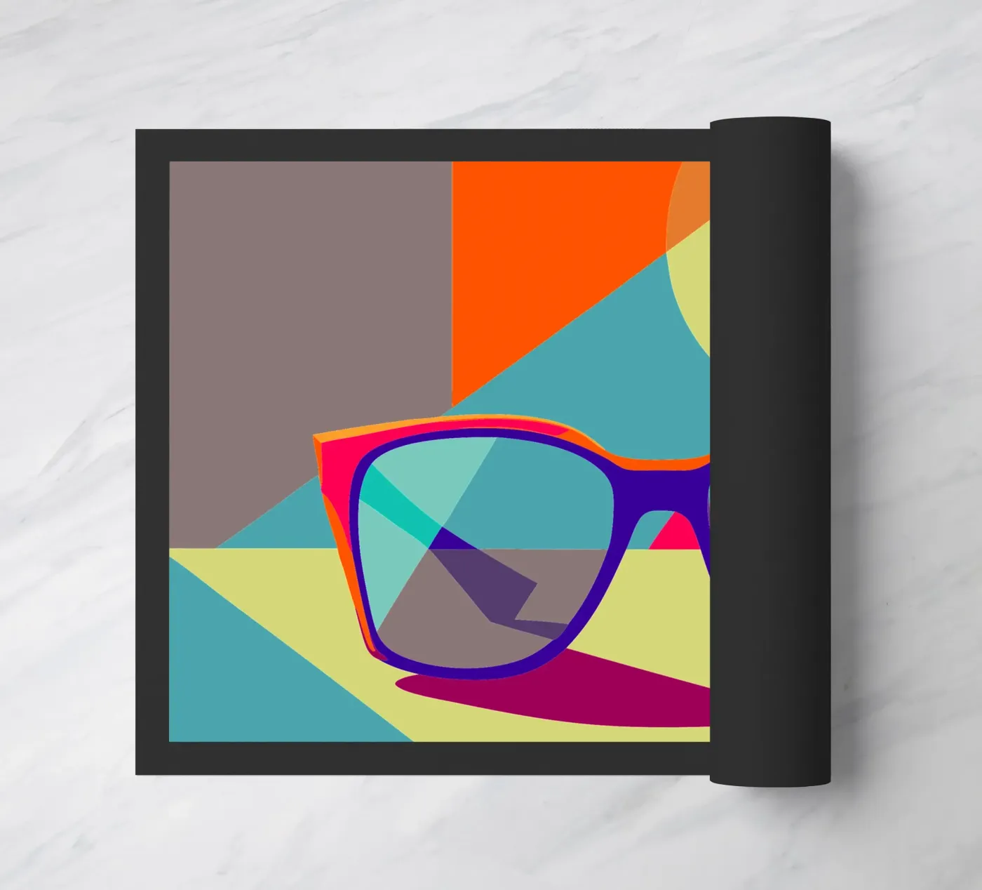 glasses vector doormat by zaidza