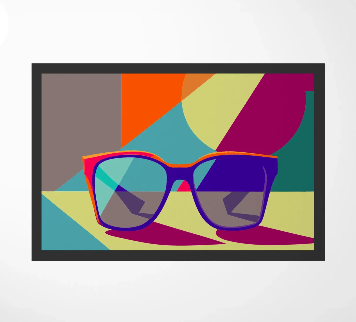 glasses vector doormat by zaidza