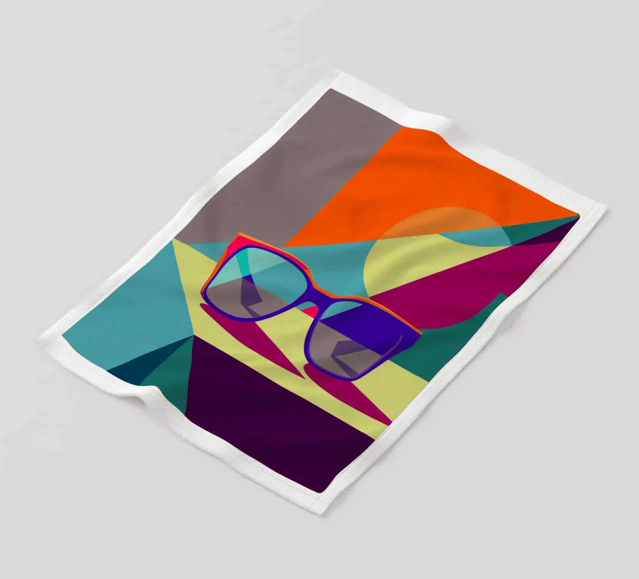 brillenvector fleecedeken van zaidza