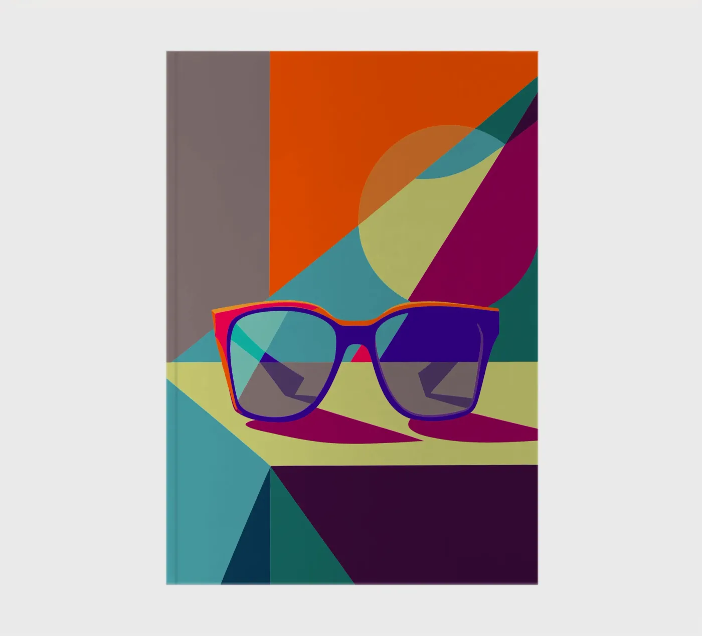 glasses vector notebook by zaidza