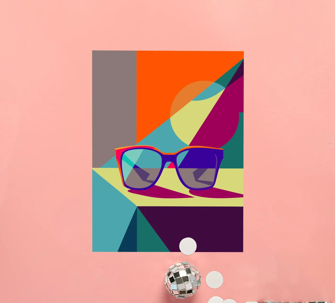 glasses vector sticker by zaidza