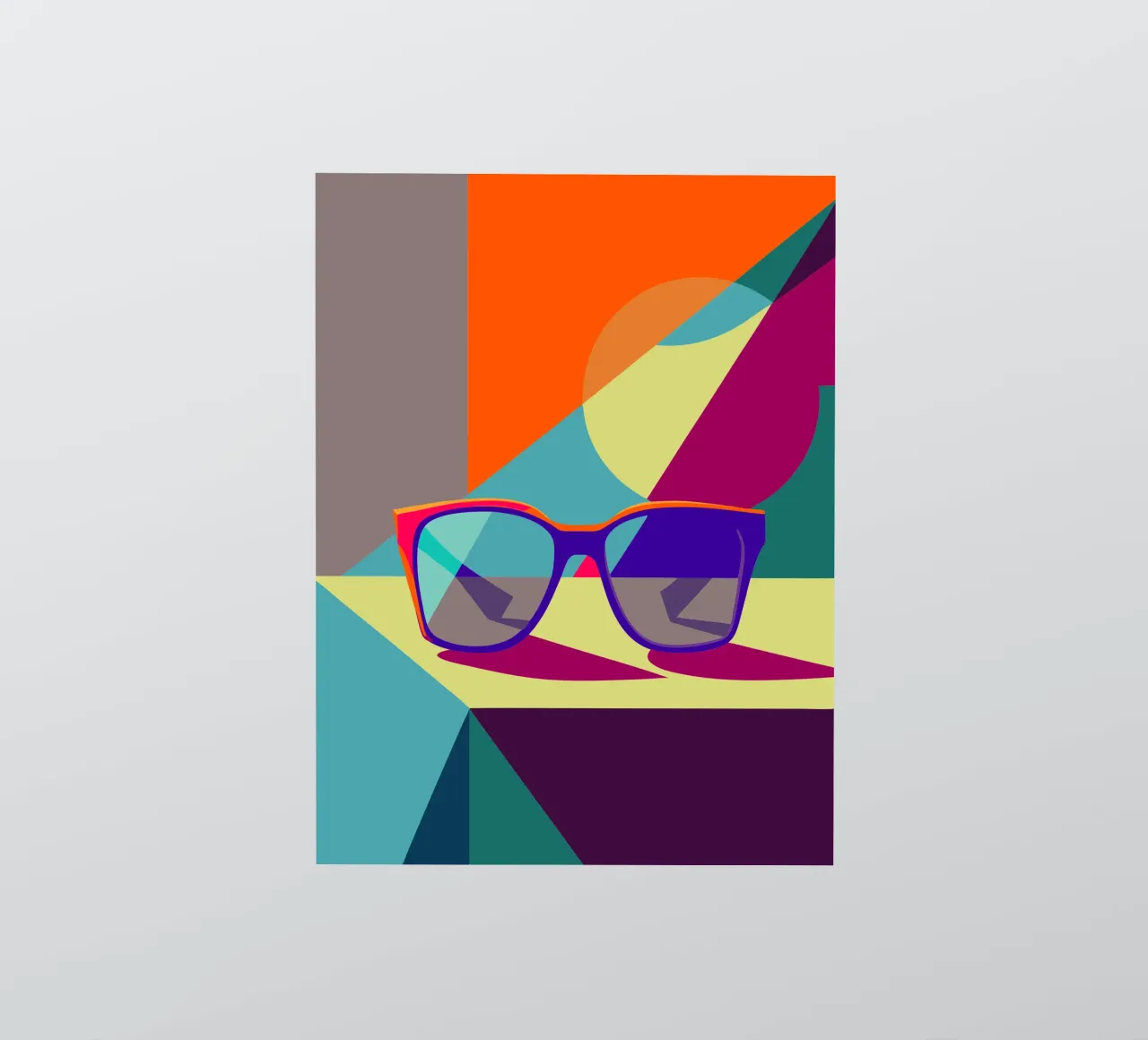 brillenvector sticker van zaidza