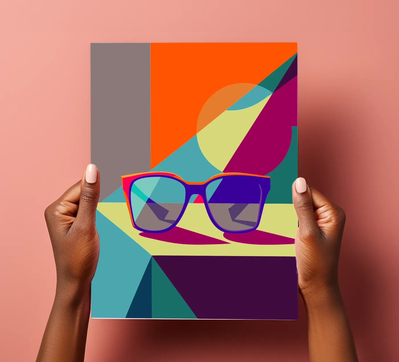 brillenvector stickervel van zaidza