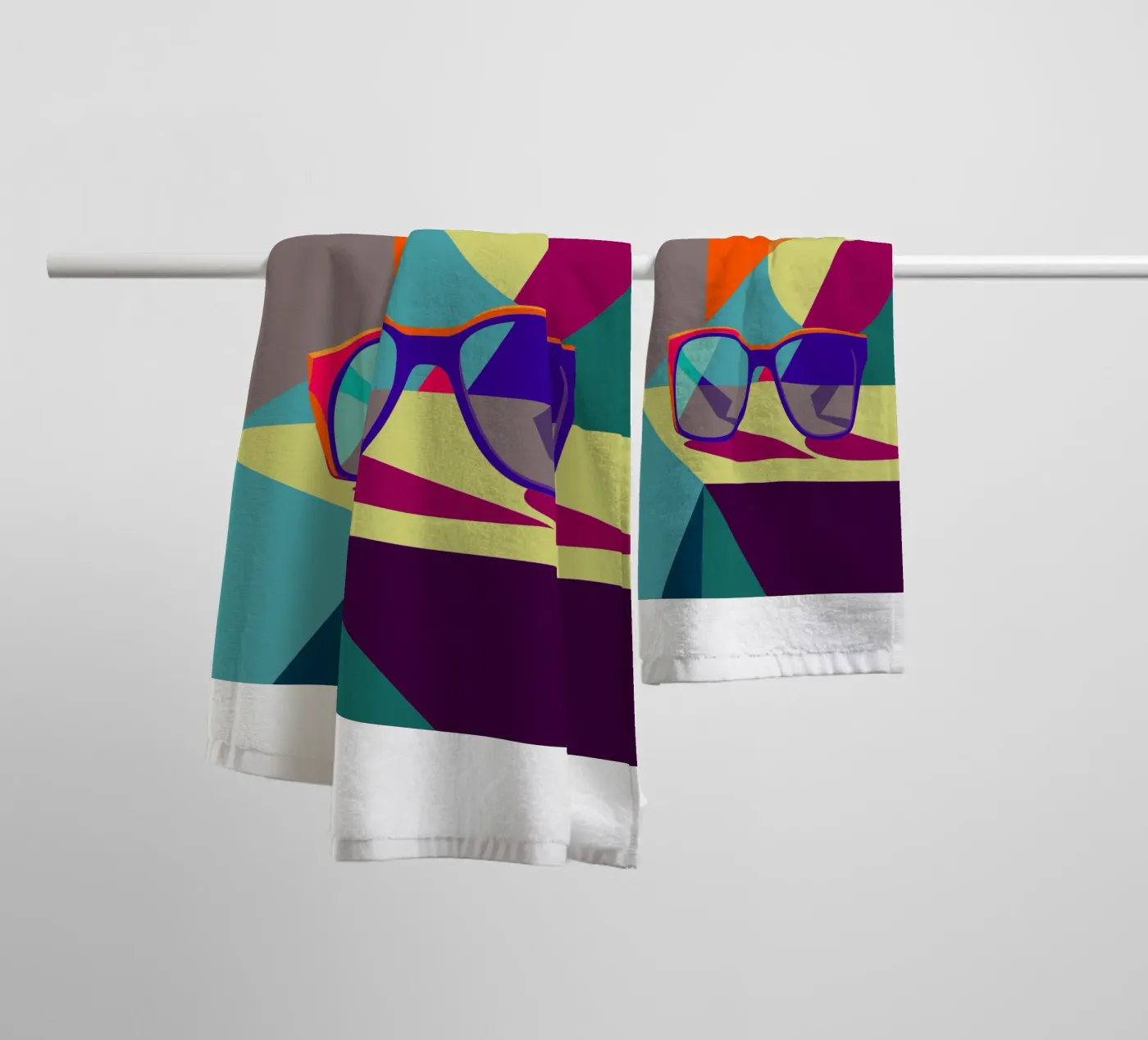 glasses vector towel by zaidza