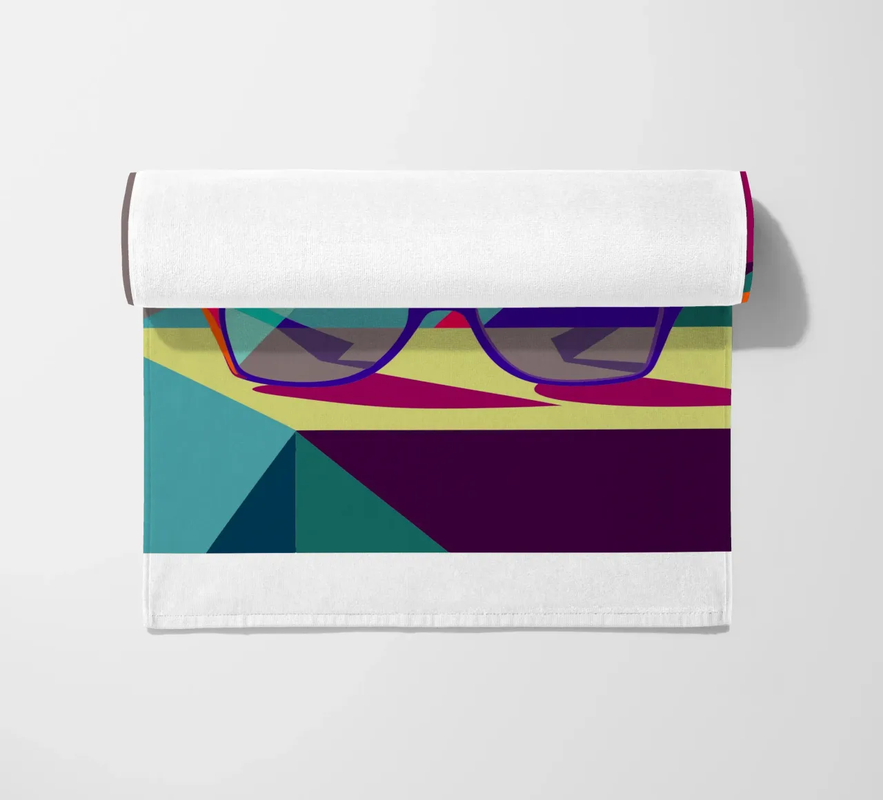 glasses vector beach towel by zaidza