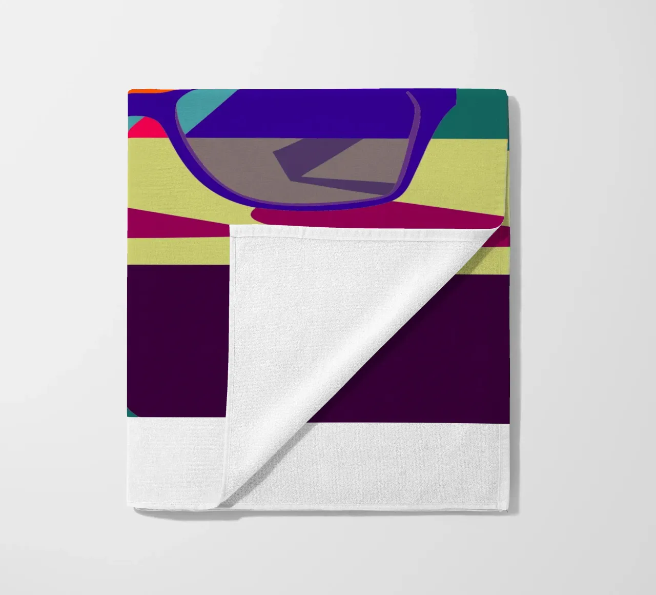 glasses vector beach towel by zaidza