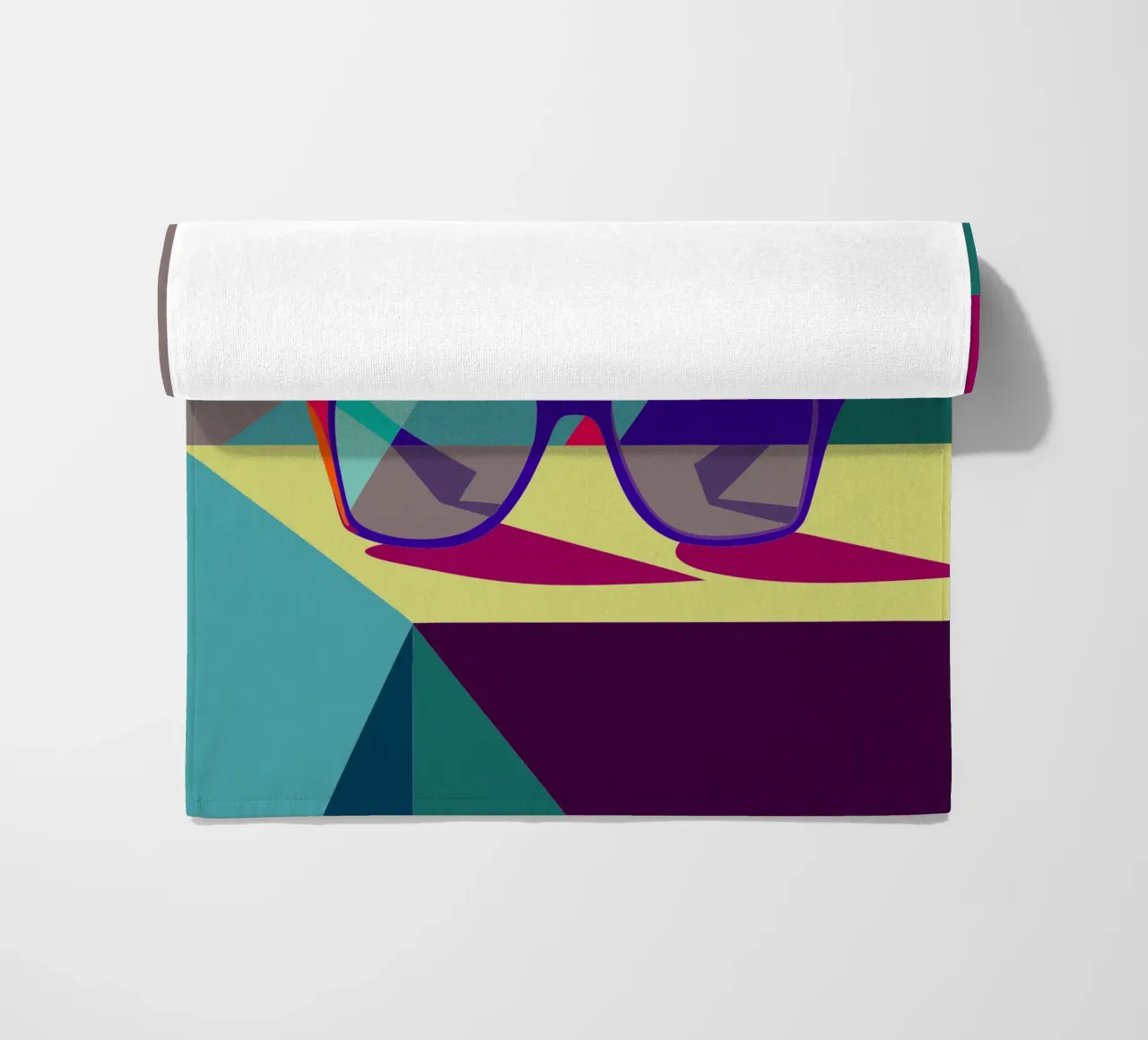 glasses vector beach towel by zaidza