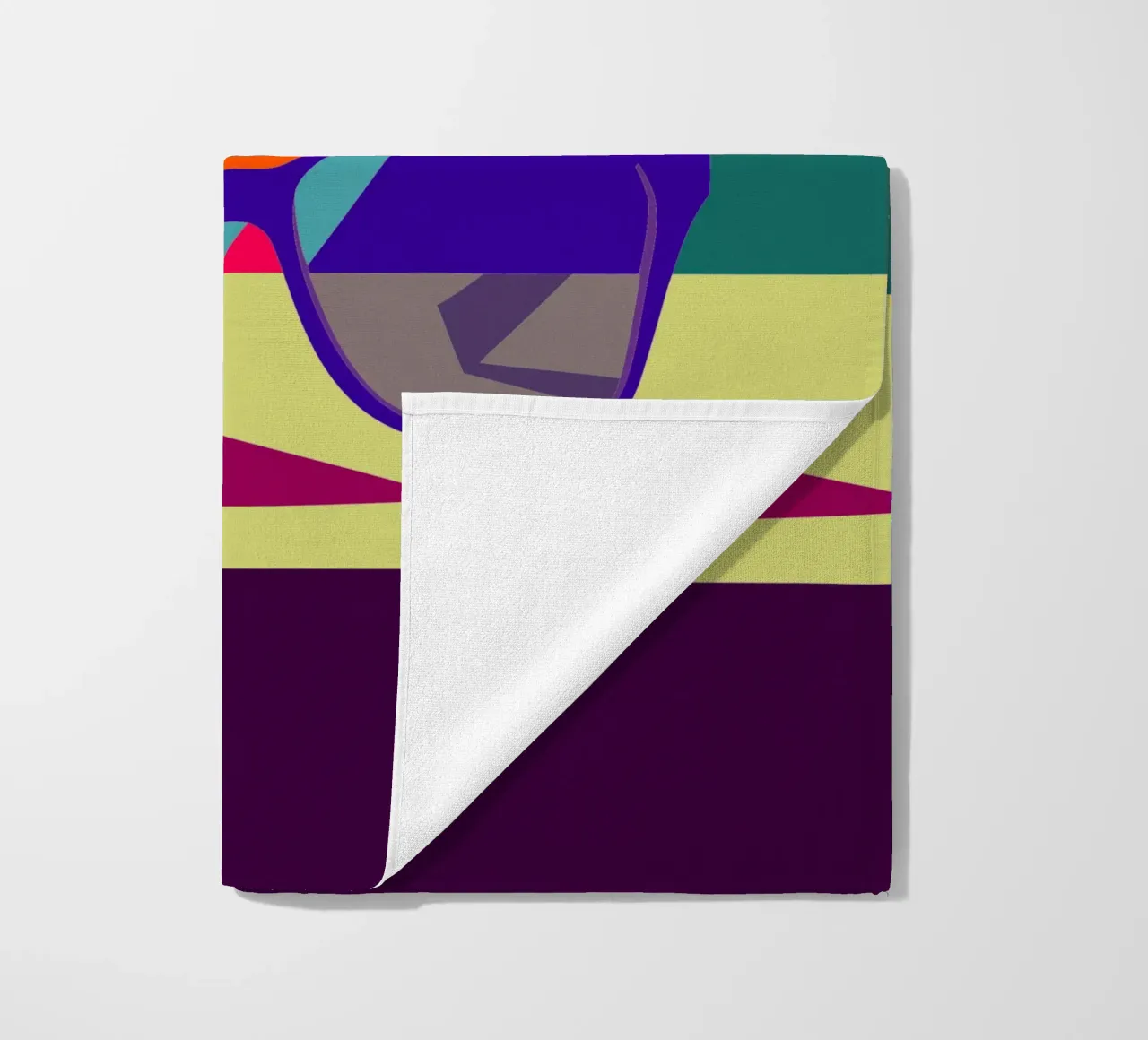 glasses vector beach towel by zaidza