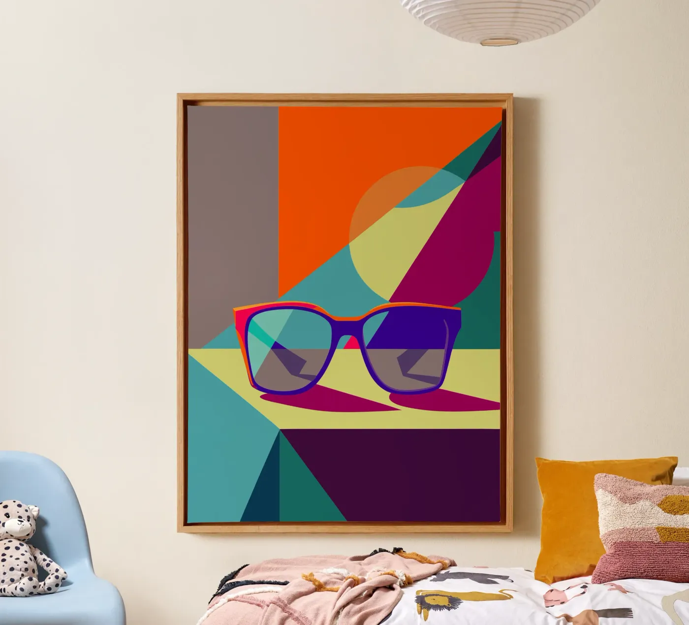 glasses vector canvas by zaidza