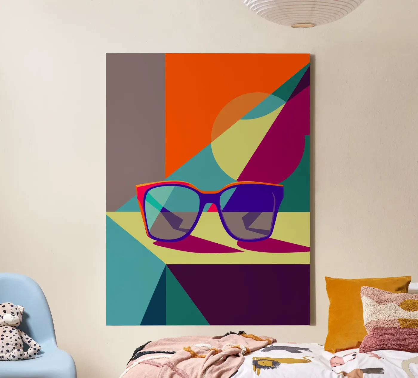 glasses vector canvas by zaidza