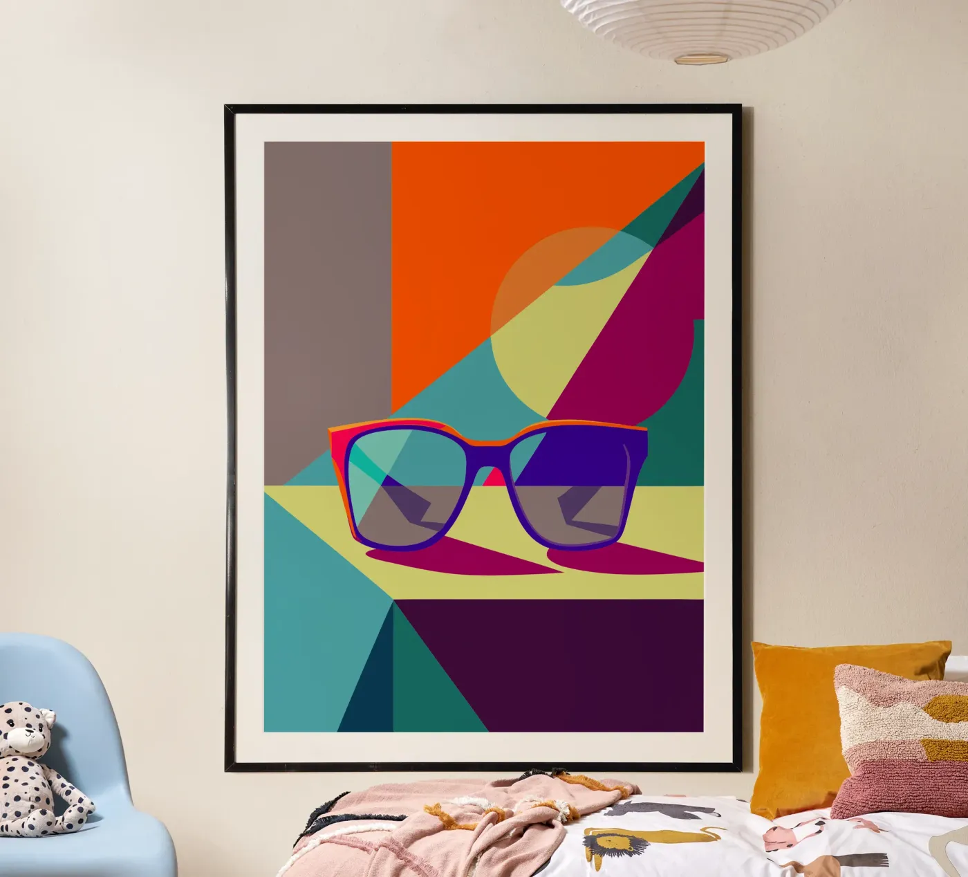 glasses vector poster by zaidza