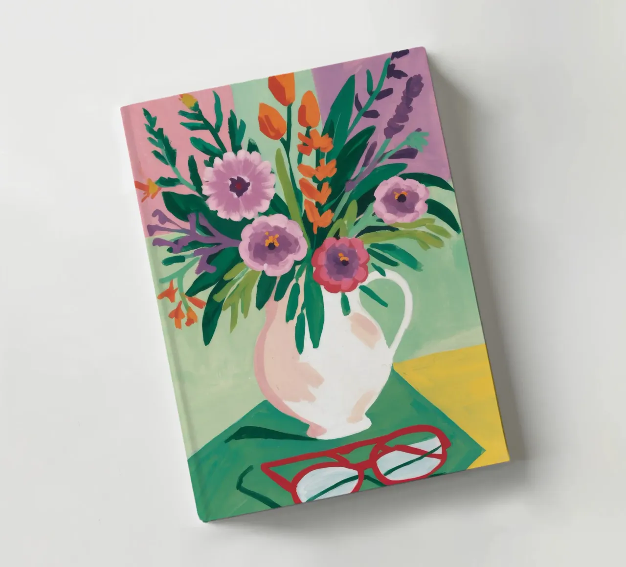 Pastel Bloom Contemplation notebook by Fable Tempa
