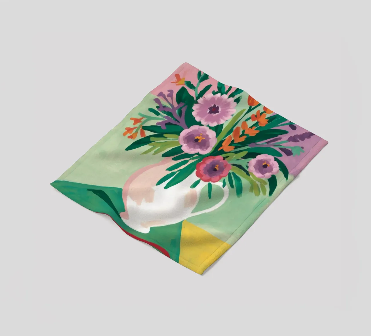 Contemplazione dei fiori in pastello coperta in pile da Fable Tempa