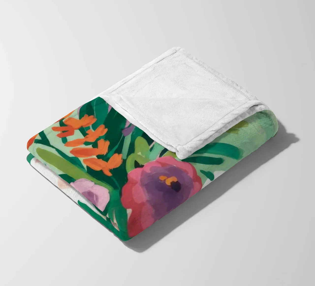Contemplazione dei fiori in pastello coperta in pile da Fable Tempa