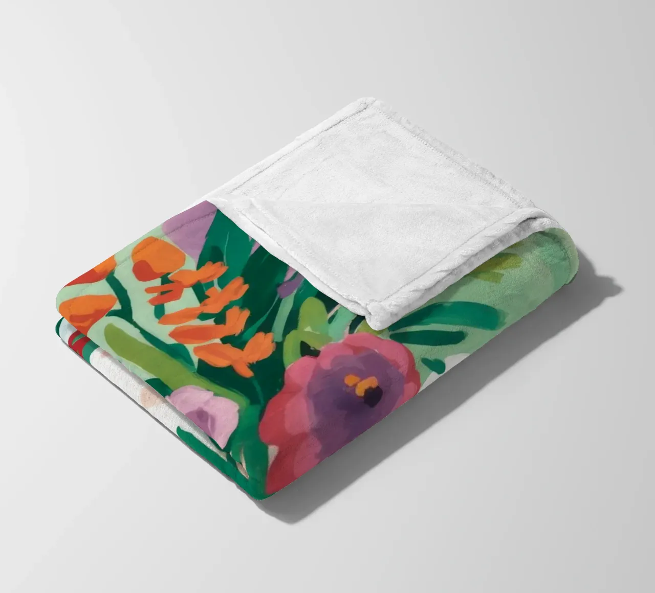 Contemplazione dei fiori in pastello coperta in pile da Fable Tempa
