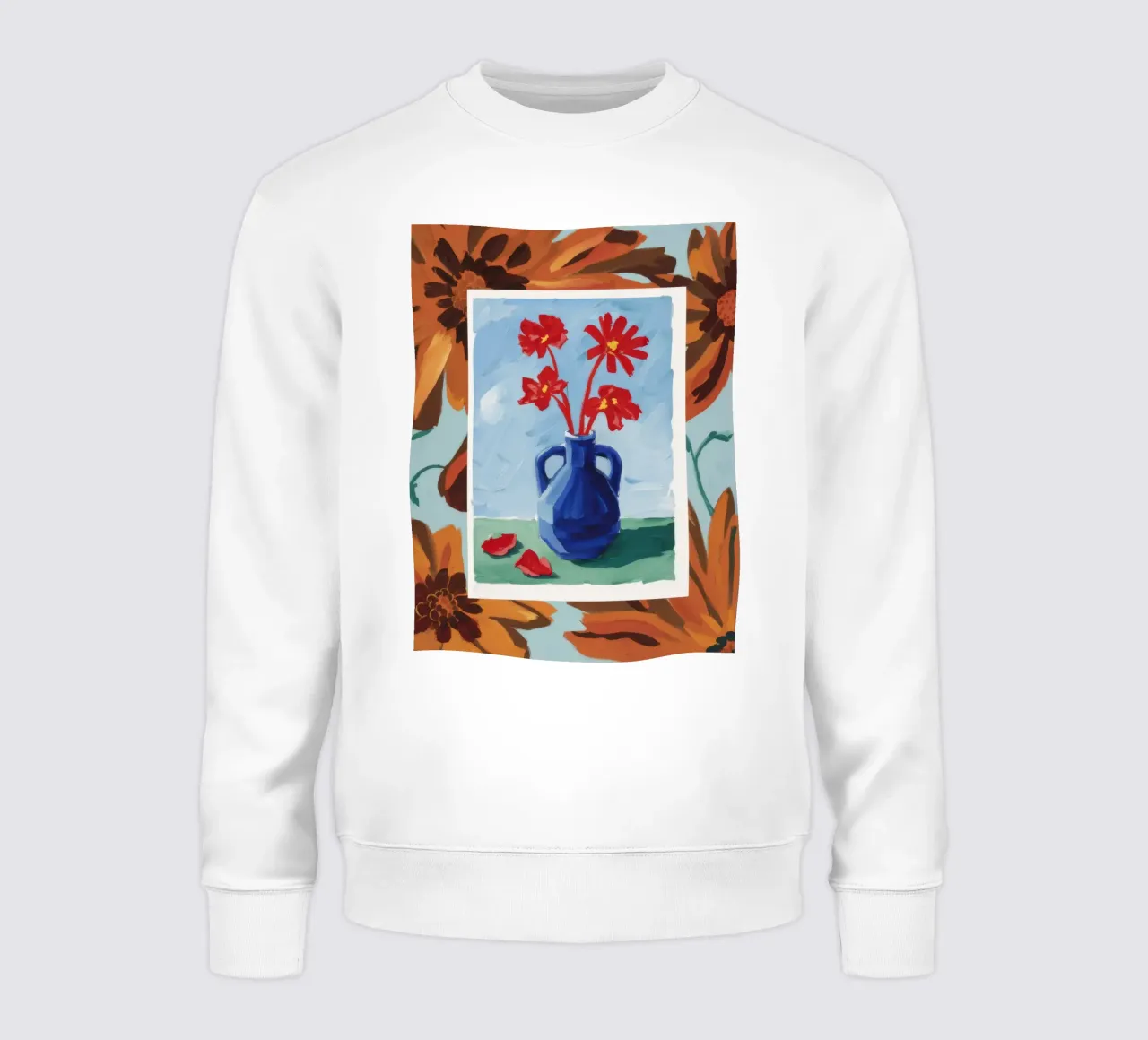 Estudio de flores enmarcado sudadera de Tiga Bersama