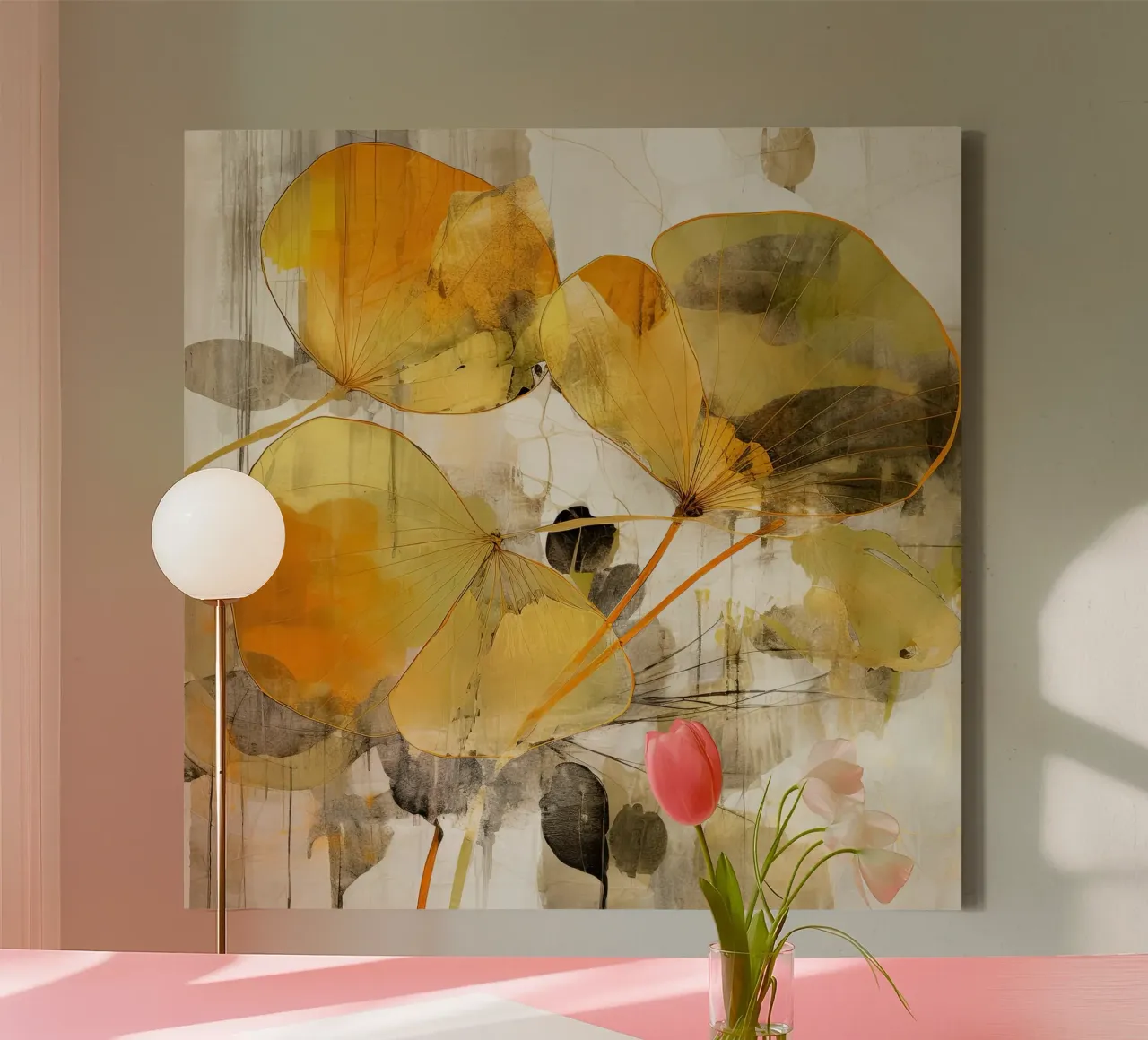 Wall-art by Imagine canvas with Floater frame by Imagine