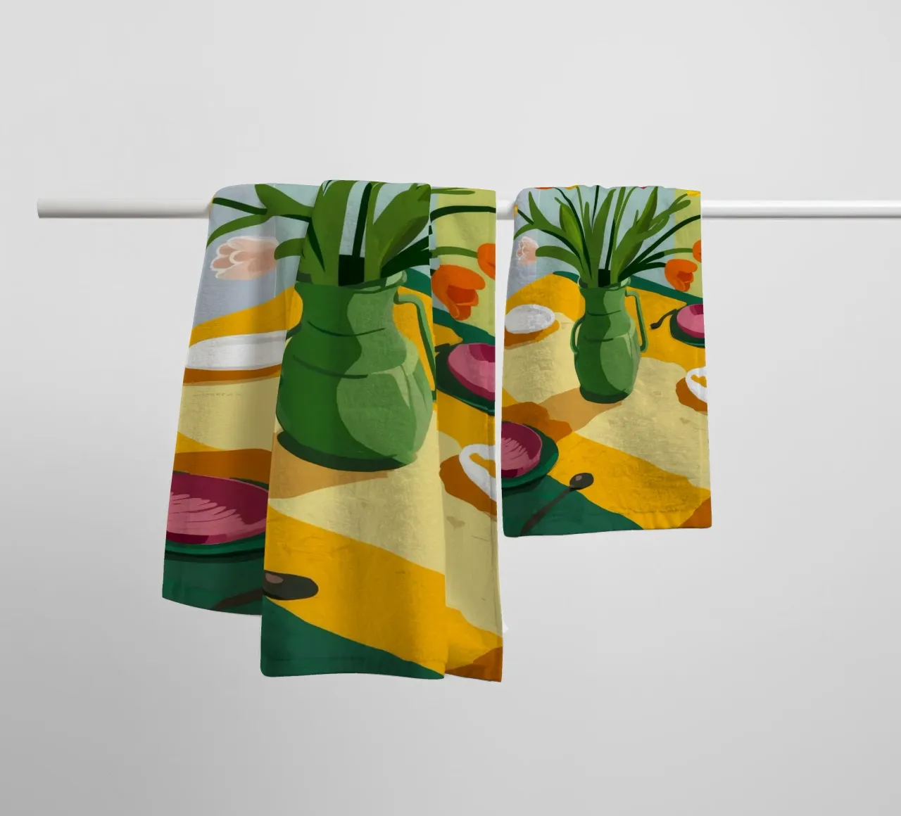 Tulip Table Tranquility towel by Fable Tempa