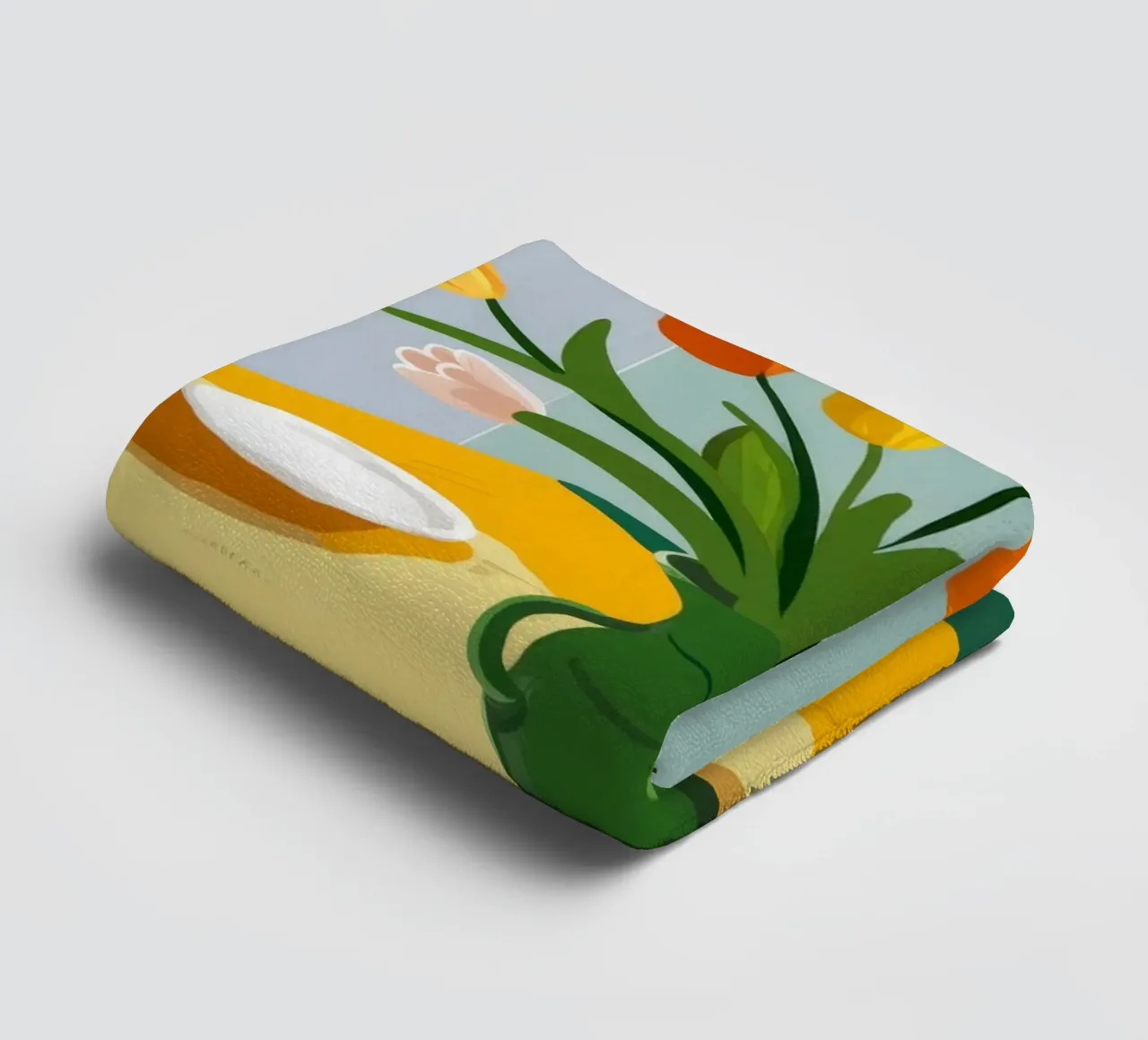 Tulip Table Tranquility towel by Fable Tempa