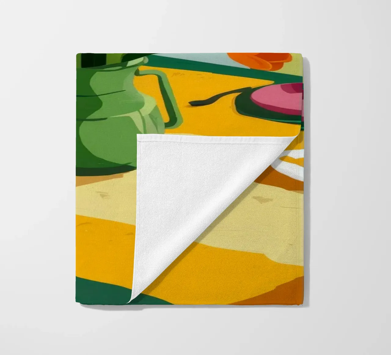 Tulp tafel Rust strandhanddoek van Fable Tempa