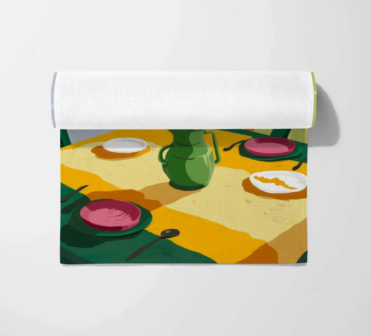 Tulp tafel Rust strandhanddoek van Fable Tempa