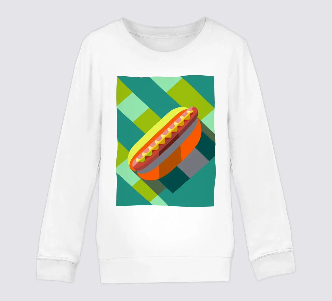 vectorillustratie handphone kinder sweatshirt van zaidza