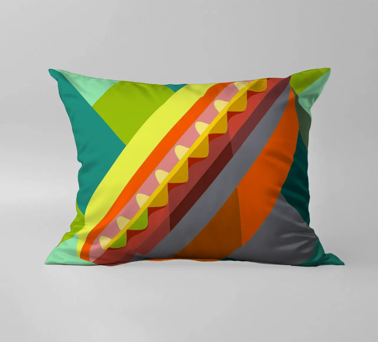 handphone vector illustration decorative cushion by zaidza