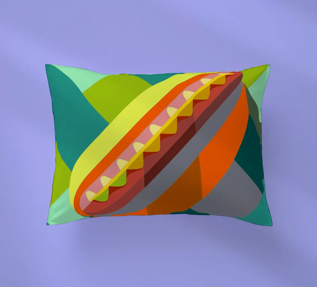 handphone vector illustration decorative cushion by zaidza