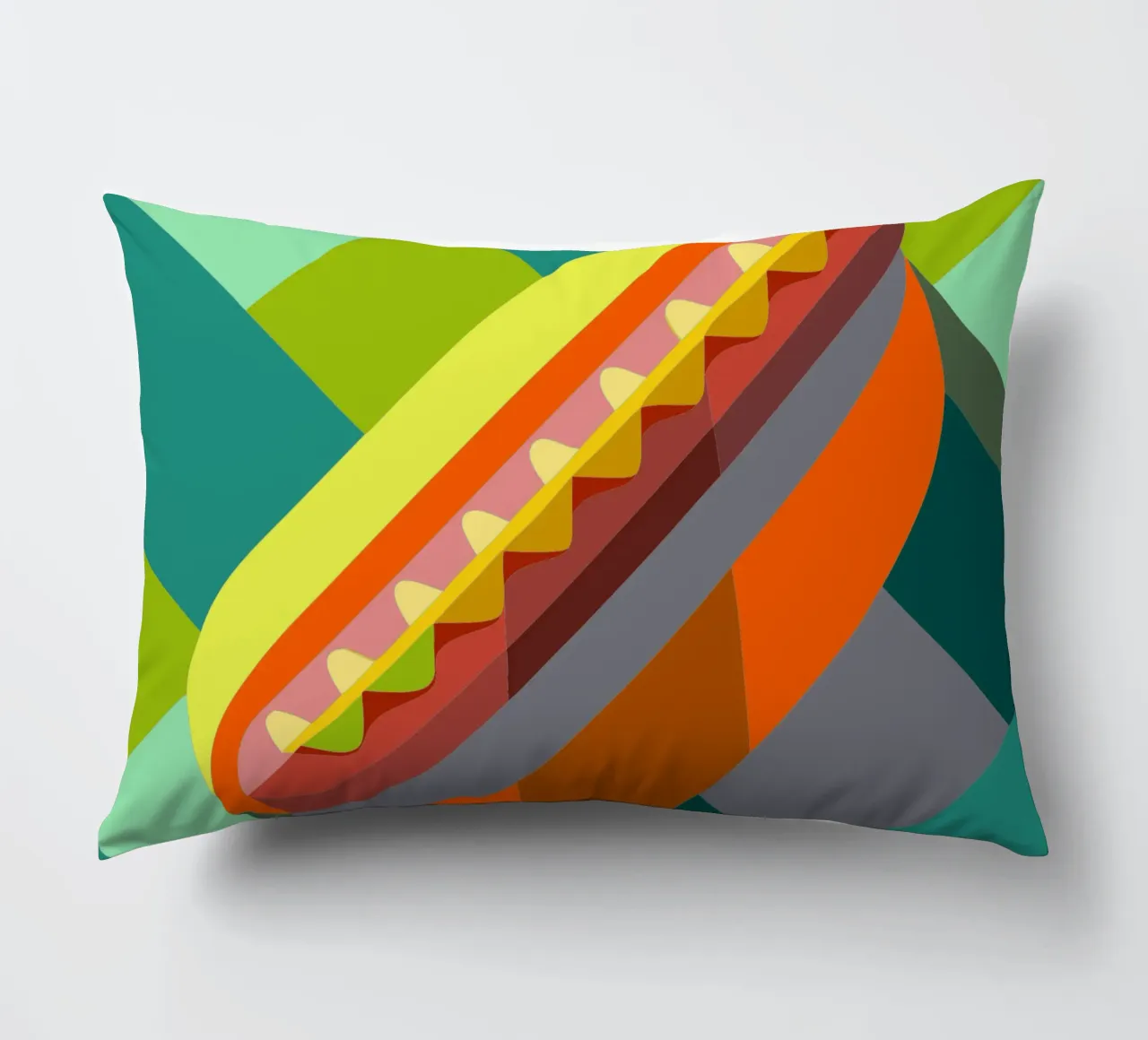 handphone vector illustration decorative cushion by zaidza