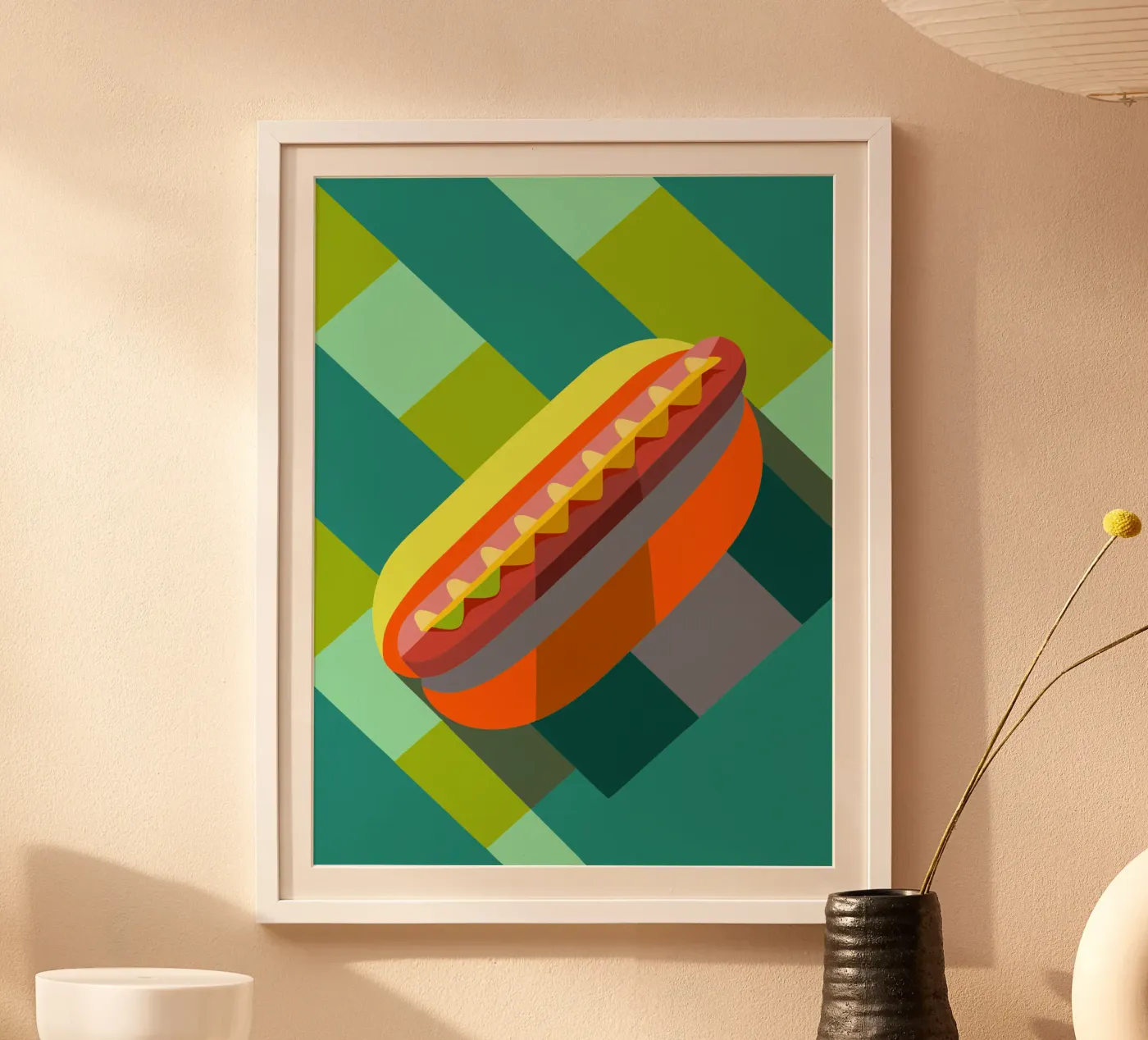 handphone vector illustration poster by zaidza