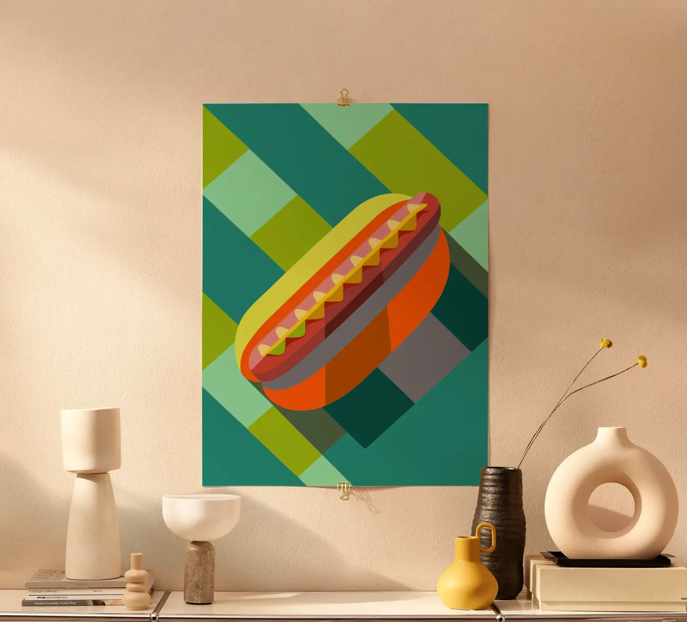handphone vector illustration poster by zaidza