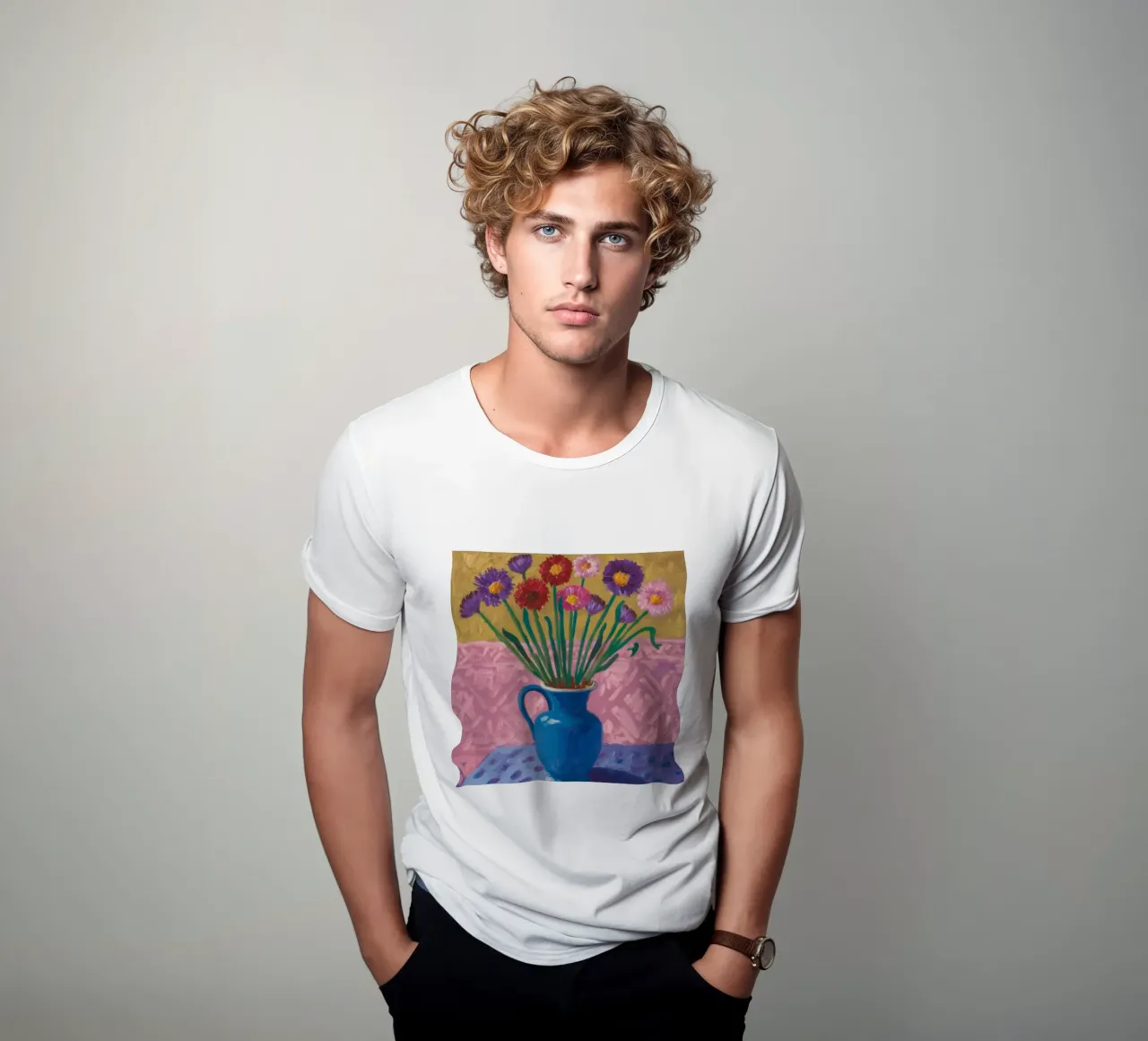 Amethyst Vase Array T-Shirt von Tiga Bersama