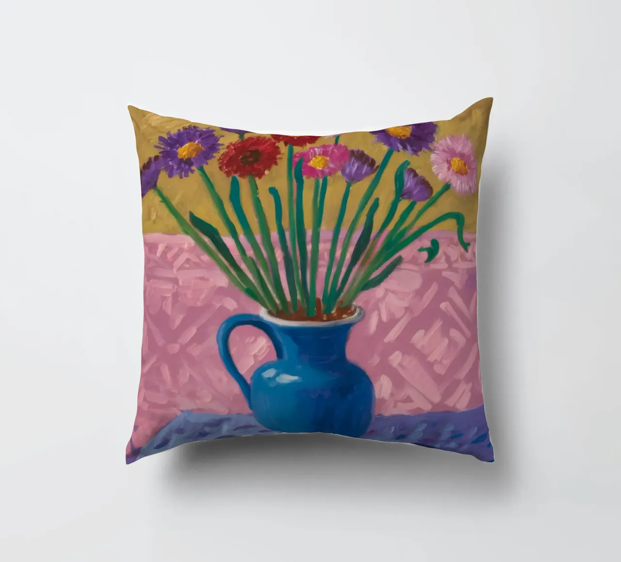 Amethyst Vase Array decorative cushion by Tiga Bersama