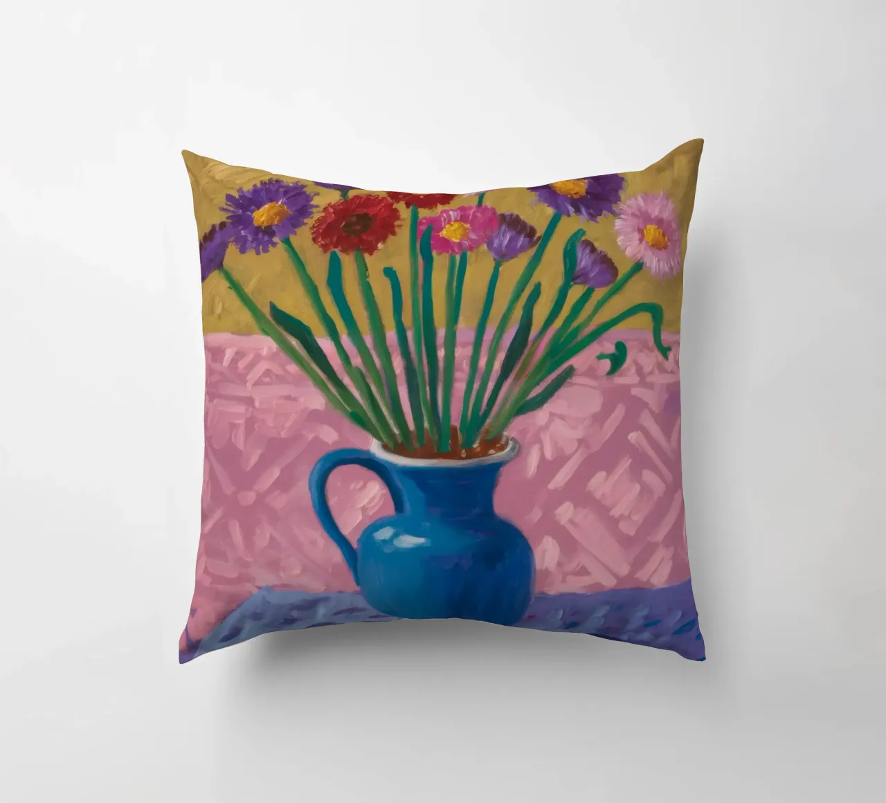 Amethyst Vase Array decorative cushion by Tiga Bersama