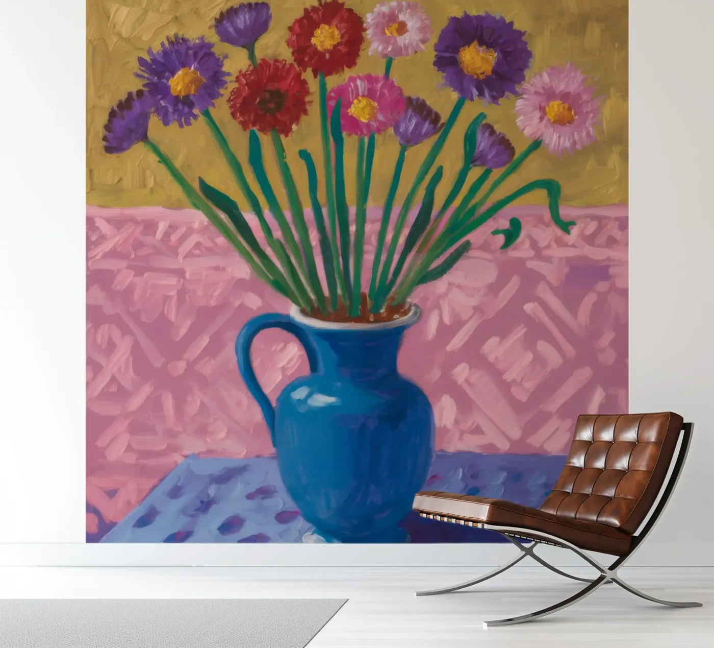 Amethist Vaas Array fotobehang van Tiga Bersama